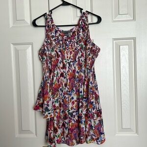 Kate and Mallory Womens Cold Shoulder Top Size 1x